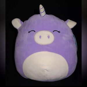 Squishmallows plush Ponderosa purple astrid happy unicorn stuffed kellytoy 12"
